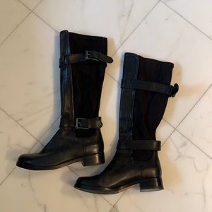 Cole Haan black riding boots